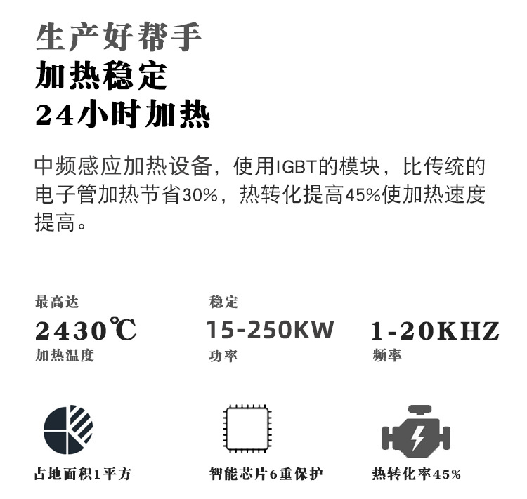中頻91看片免费观看加熱設備HTM-90AB 90KW中頻淬火機(圖4)